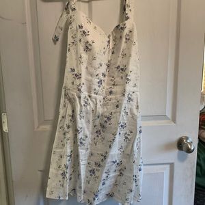 Reformation linen mini dress